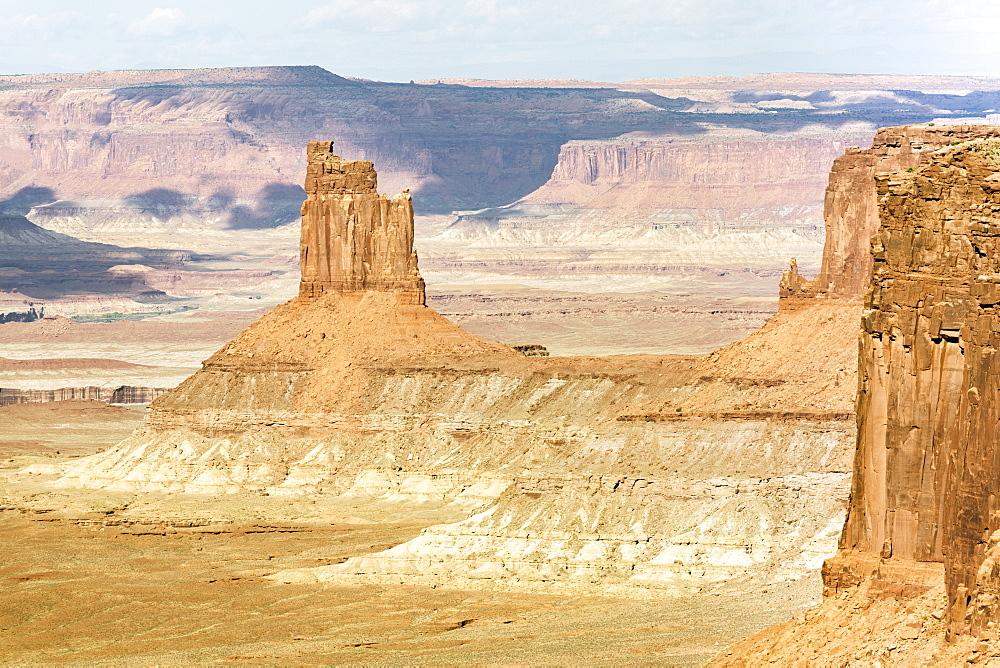 Rock formation, Green River Overlook, Canyonlands National Park, Moab, Utah, United States of America, North America