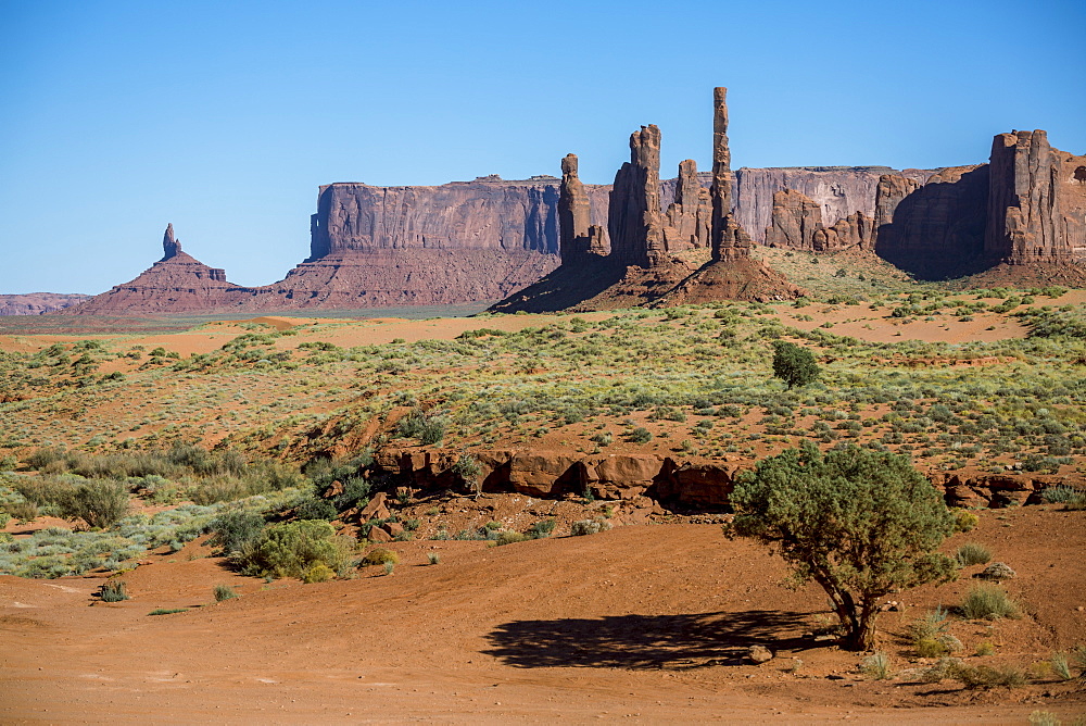 Rock formations, Monument Valley, Navajo Tribal Park, Arizona, United States of America, North America