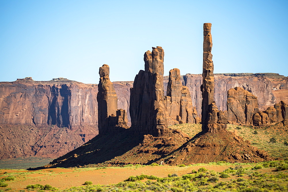 Rock formations, Monument Valley, Navajo Tribal Park, Arizona, United States of America, North America