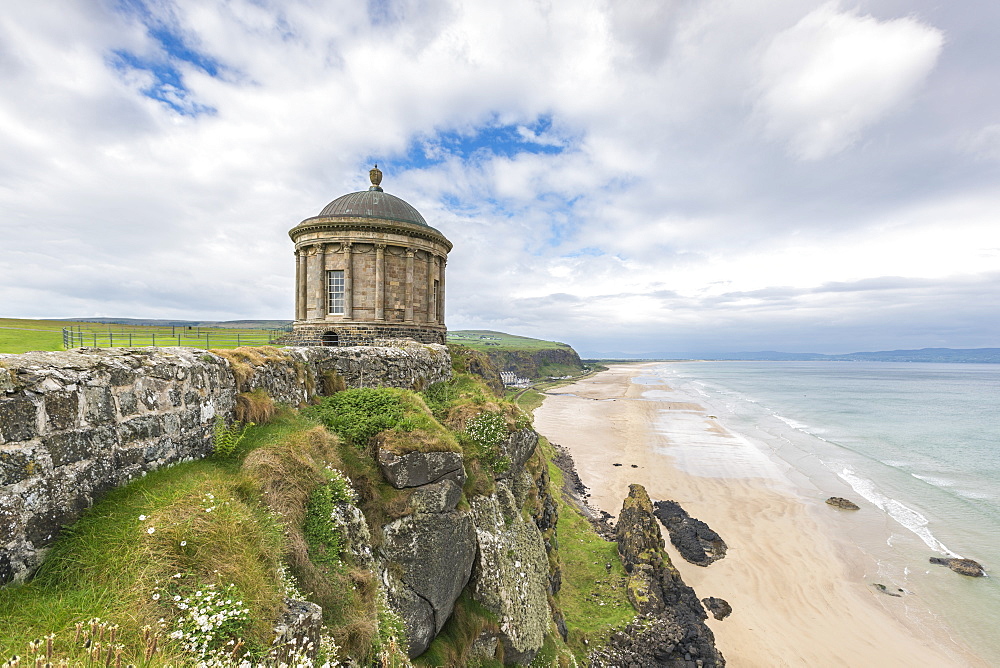 Mussenden Temple, Castlerock, County Londonderry, Ulster region, Northern Ireland, United Kingdom, Europe