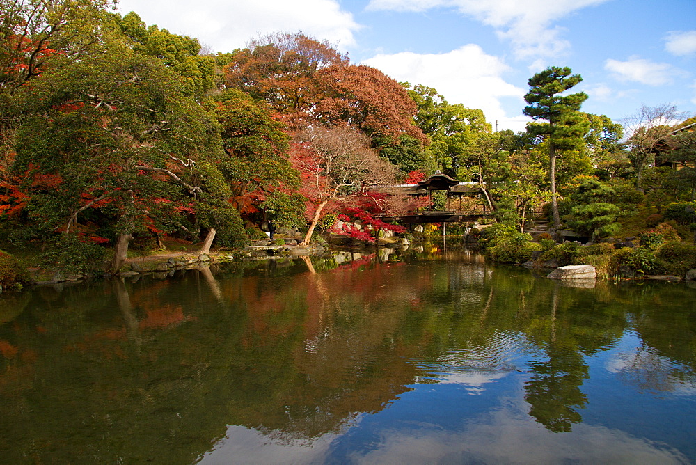 The gardens of Shosei-en, Kyoto, Japan, Asia