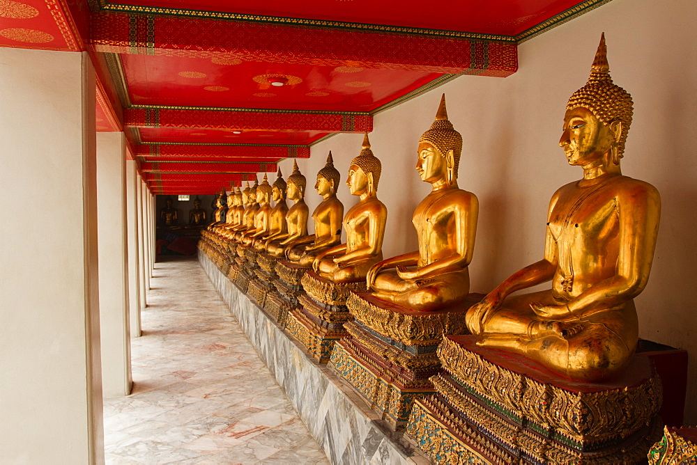 Buddhas of Wat Pho, Bangkok, Thailand, Southeast Asia, Asia