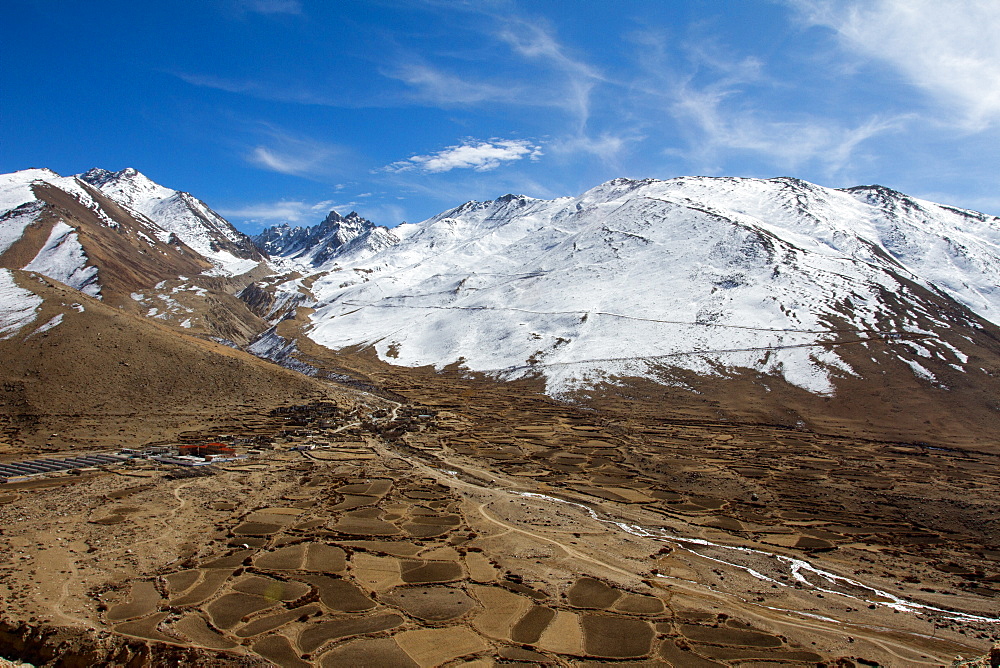 Mountain landscape of Southern Tibet, Himalayas, China, Asia