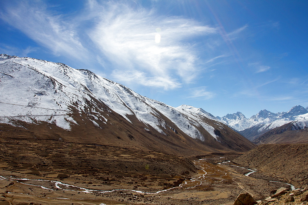 Mountain landscapes of Southern Tibet, Himalayas, China, Asia