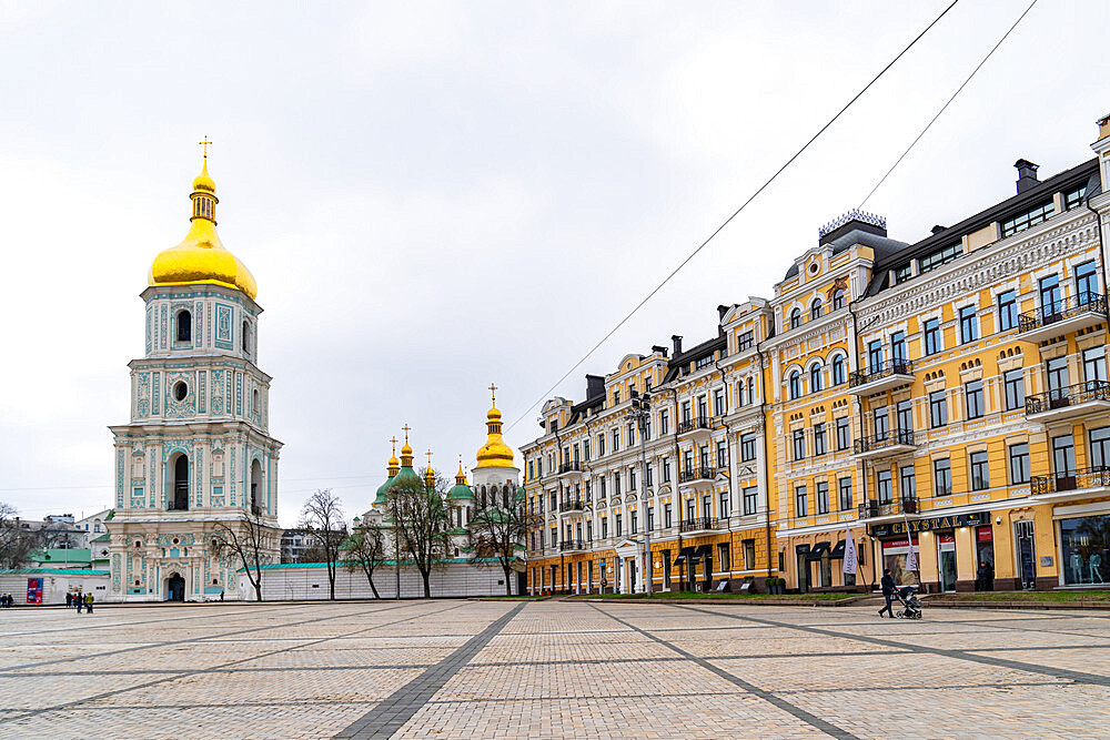 St. Sophia Cathedral and Sophia Square, Kyiv (Kiev), Ukraine, Europe