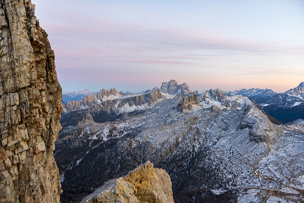 Pelmo at sunset, Dolomites, Veneto, Italy, Europe