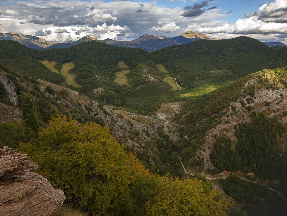 Apennines in autumn, Gubbio, Umbria, Italy, Europe