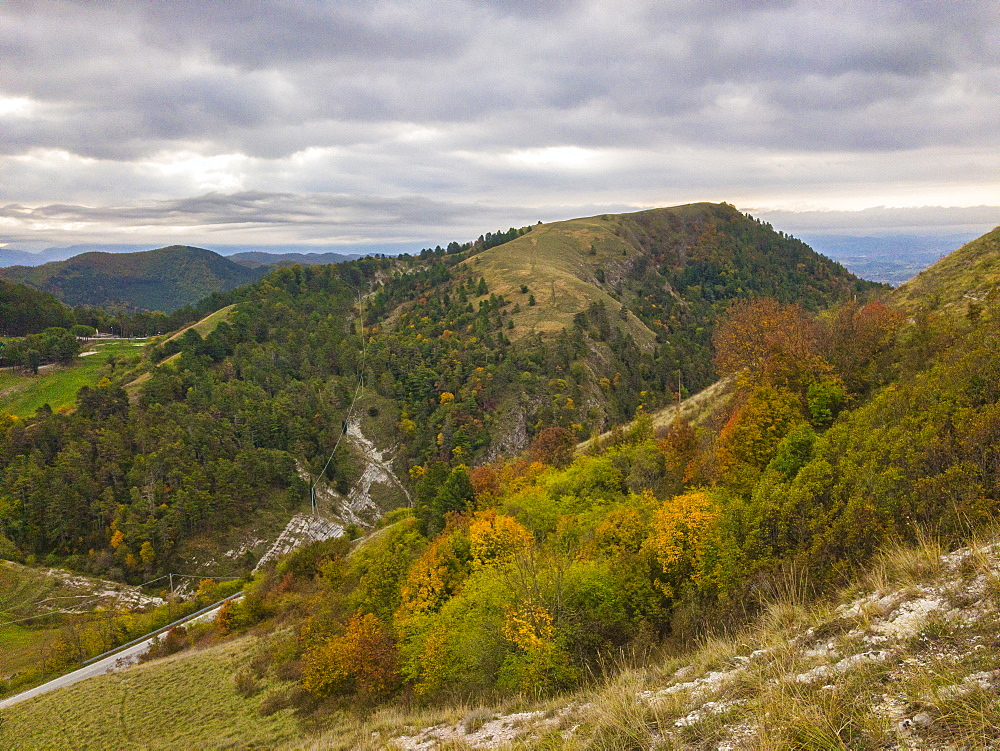 Apennines in autumn, Gubbio, Umbria, Italy, Europe