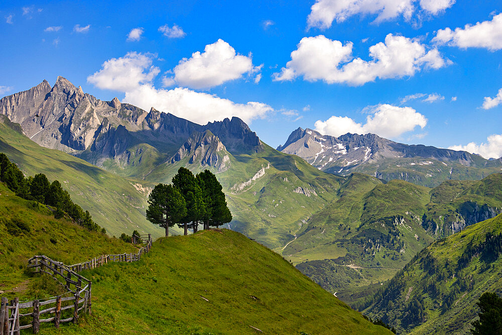 Aurina Valley in summer, Dolomites, South Tyrol, Italy, Europe