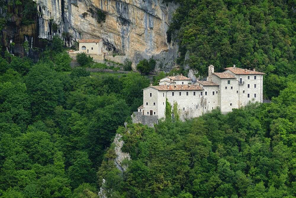 St. Girolamo Hermitage, Mount Cucco Park, Apennines, Umbria, Italy, Europe