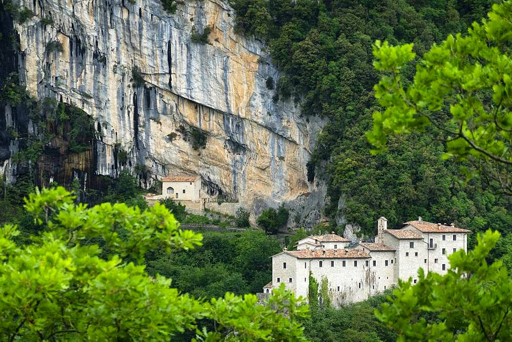 St. Girolamo Hermitage, Mount Cucco Park, Apennines, Umbria, Italy, Europe