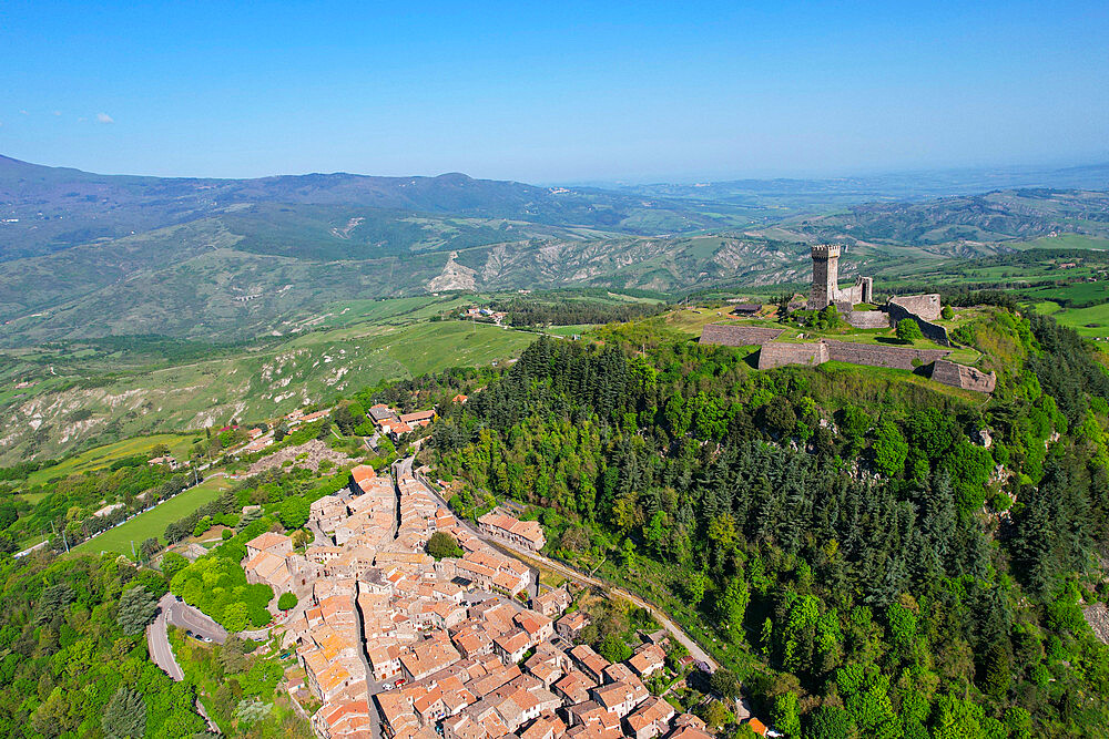 Radicofani, Orica Valley, Tuscany, Italy, Europe