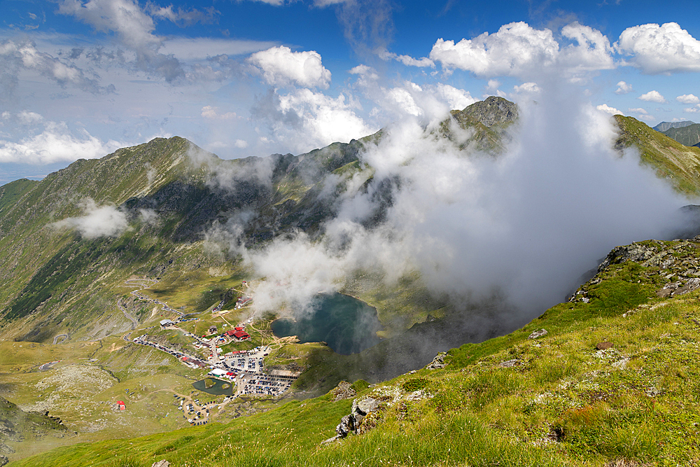 fagaras mountains with Balea lake