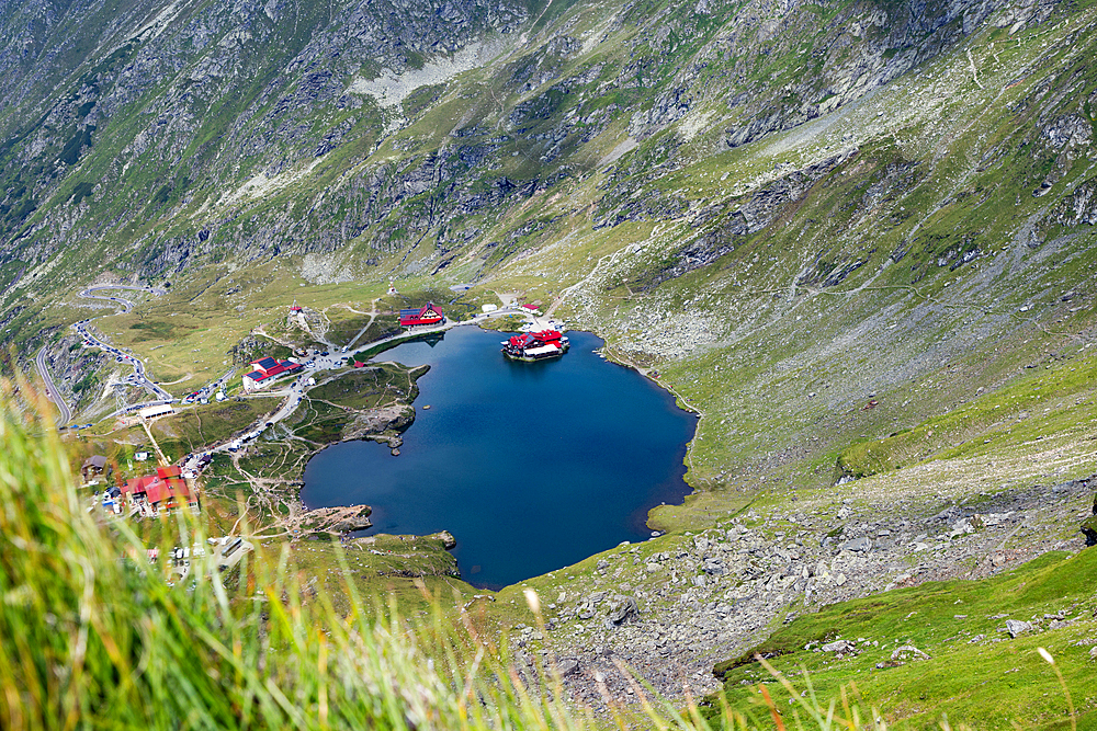 fagaras mountains with Balea lake