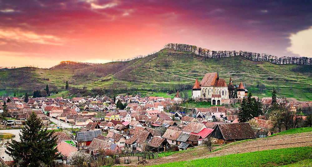 Biertan, village with fortified churches, UNESCO World Heritage Site, Saxonian Churches, Romania, Europe