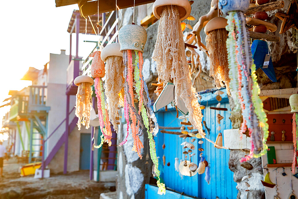 Picturesque colorful village of Klima, Milos island, Cyclades, Greek Islands, Greece, Europe