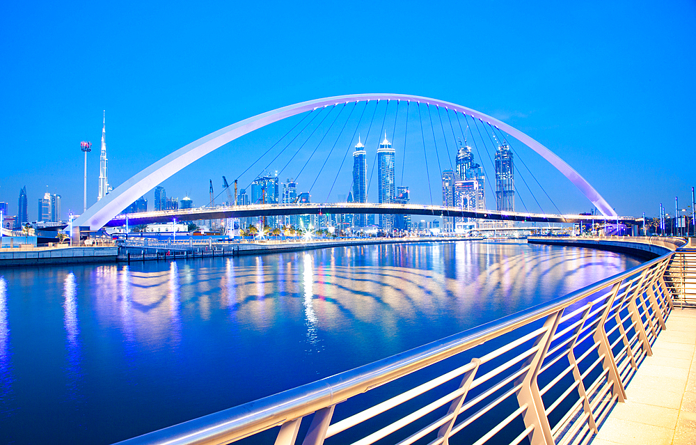 Tolerance Bridge in Dubai, United Arab Emirates, Middle East