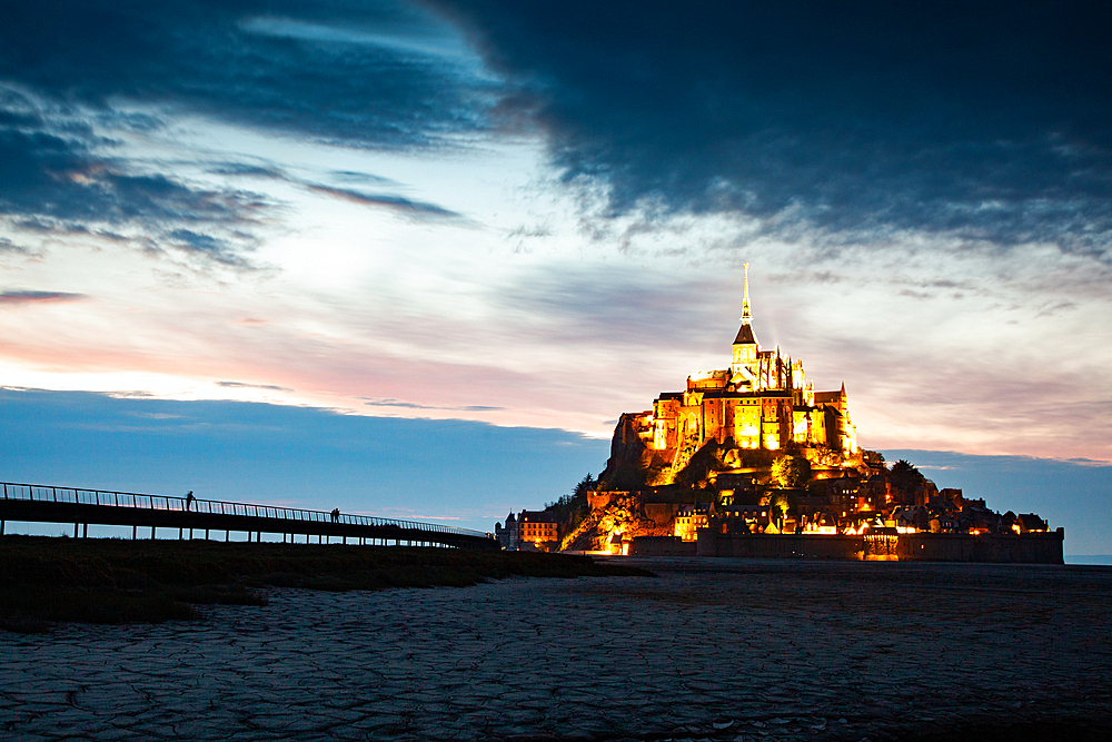 Mont Saint-Michel, UNESCO World Heritage Site, Normandy, France, Europe