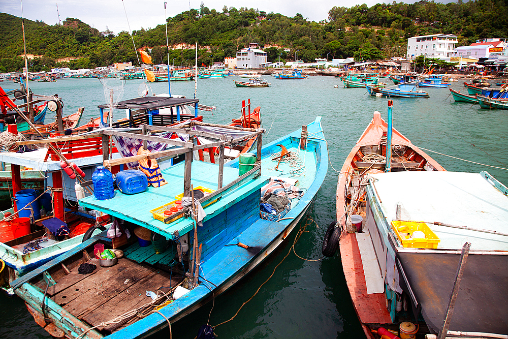 Boats, Nam Du Islands, Kien Giang, Vietnam, Indochina, Southeast Asia, Asia