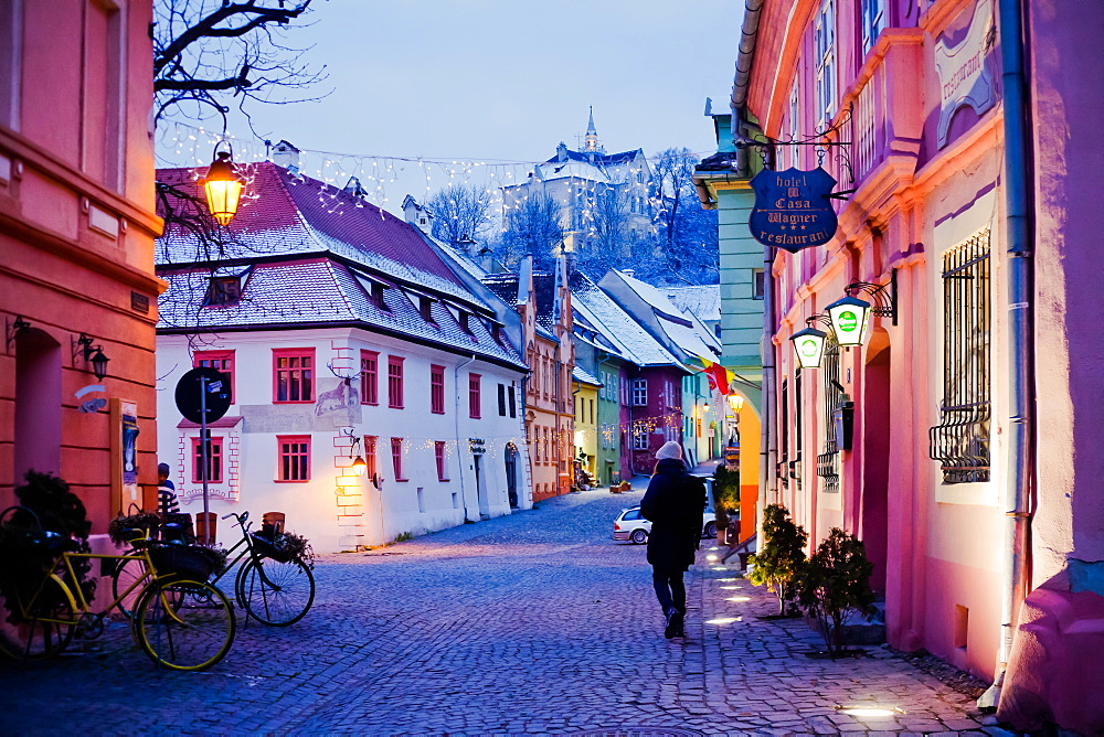 Sighisoara medieval town, UNESCO World Heritage Site, Transylvania, Romania, Europe