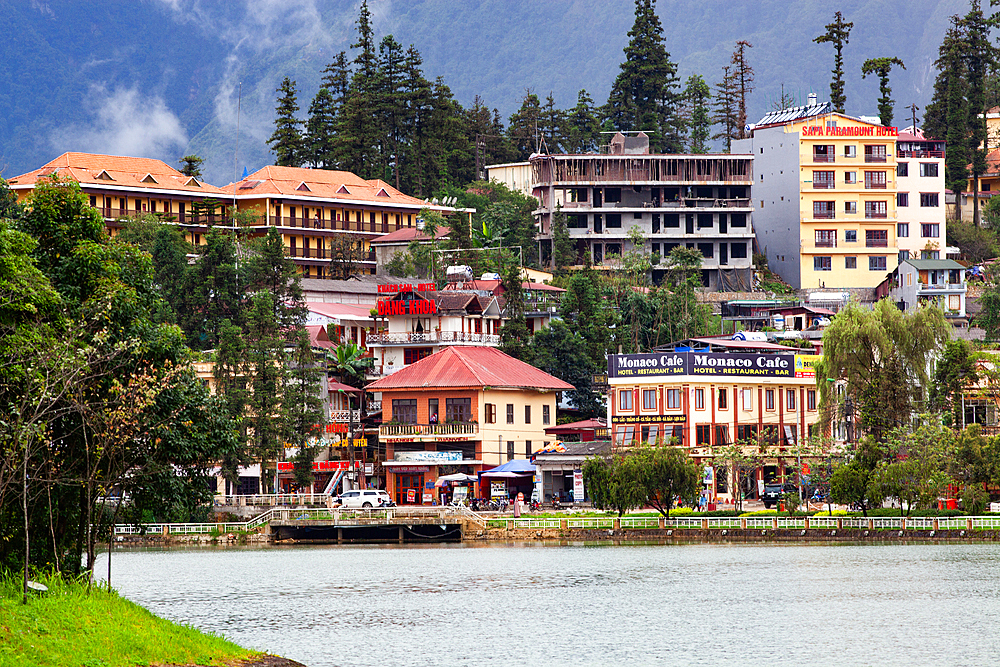 Sa Pa town, the high mountains, Sapa, Lao Cai province, Vietnam, Indochina, Southeast Asia, Asia