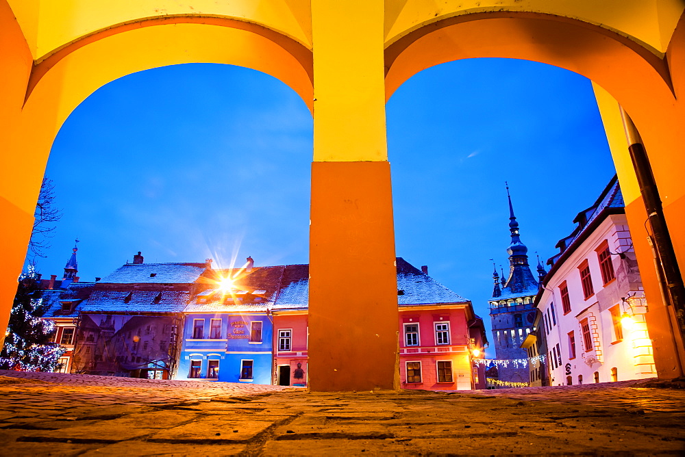 Sighisoara medieval town, UNESCO World Heritage Site, Transylvania, Romania, Europe