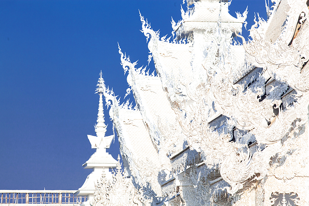 wat Rong Khun The famous White Temple in Chiang Rai, Thailand