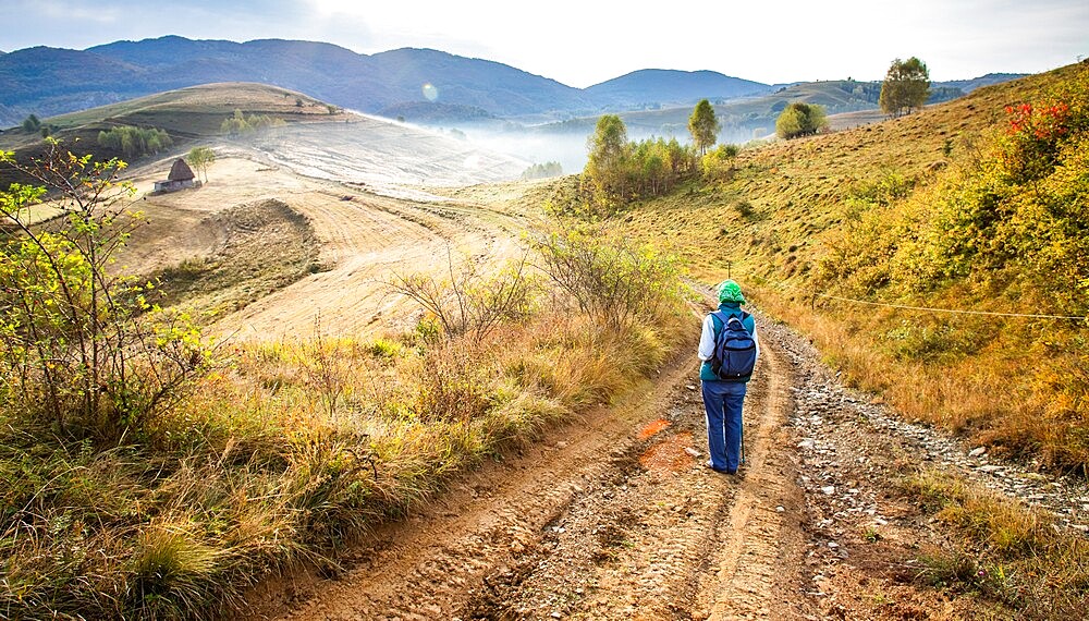 Rural landscape in Apuseni mountains, Romania, Europe