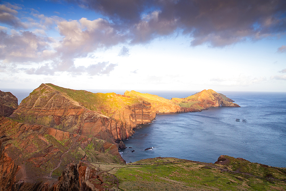 dramatic coastline with rocks of Madeira, Portugal