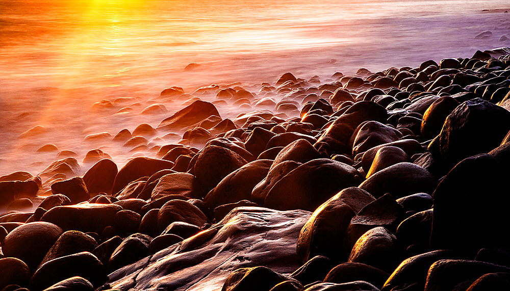 dramatic coastline with rocks of Madeira, Portugal