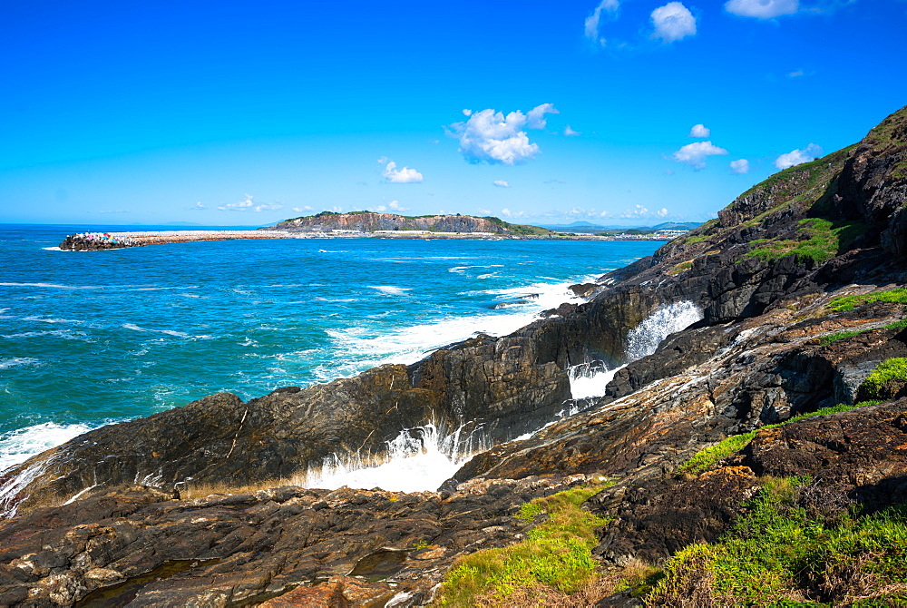 Sea views off of Muttonbird Island, Coffs Harbour, New South Wales, Australia, Pacific