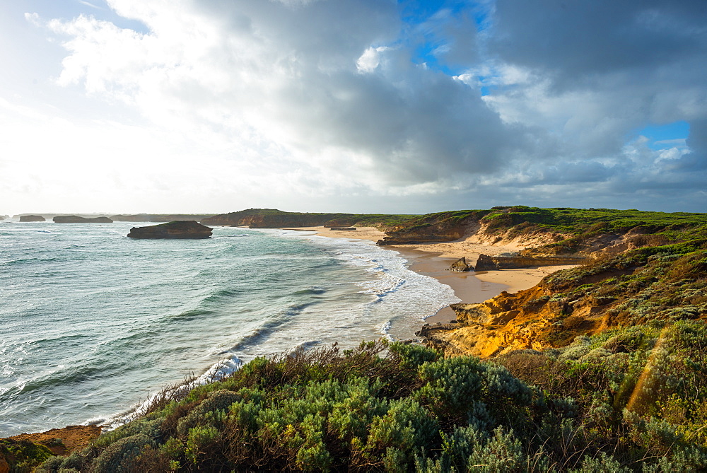 Coastline off the Great Ocean Road, Victoria, Australia, Pacific