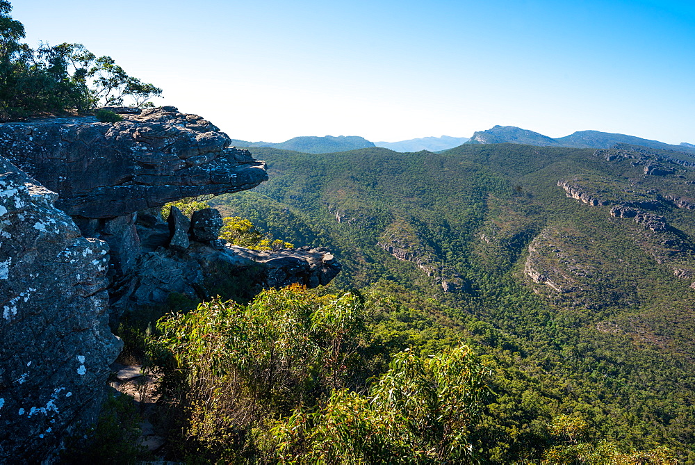 The Grampians National Park seen from Reed Lookout, Victoria, Australia, Pacific