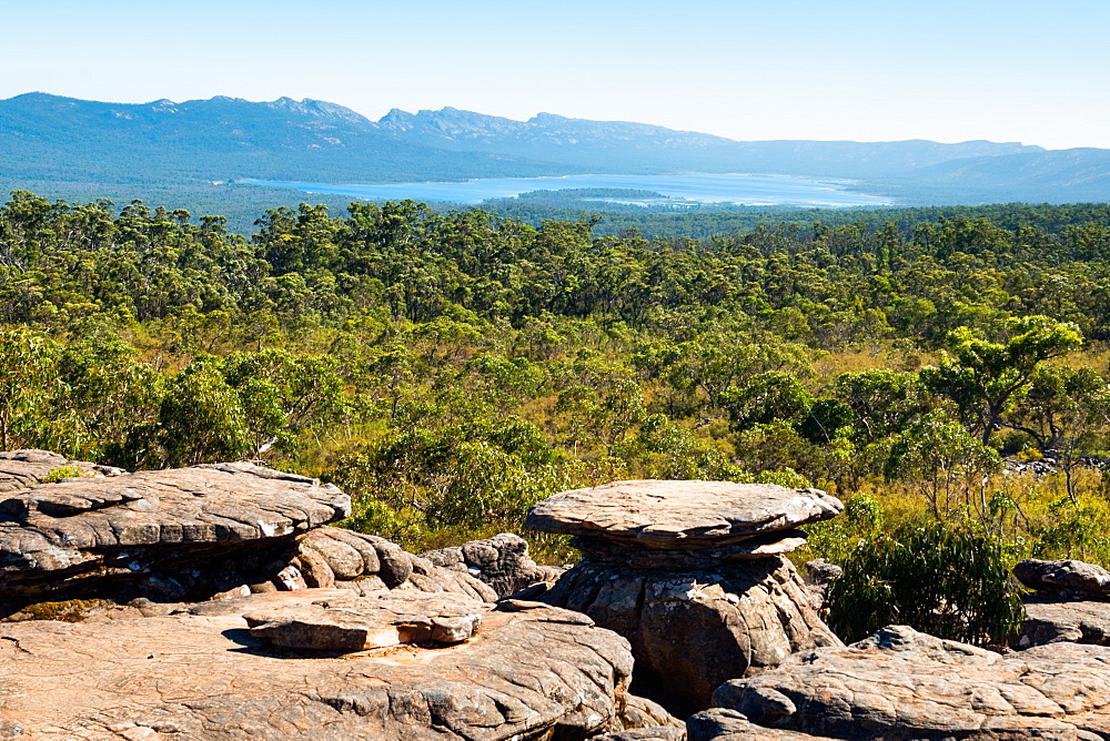 The Grampians National Park seen from Reed Lookout, Victoria, Australia, Pacific