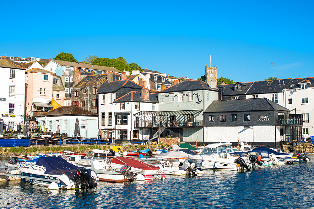 Custom House Quay in Falmouth, Cornwall, England, United Kingdom, Europe