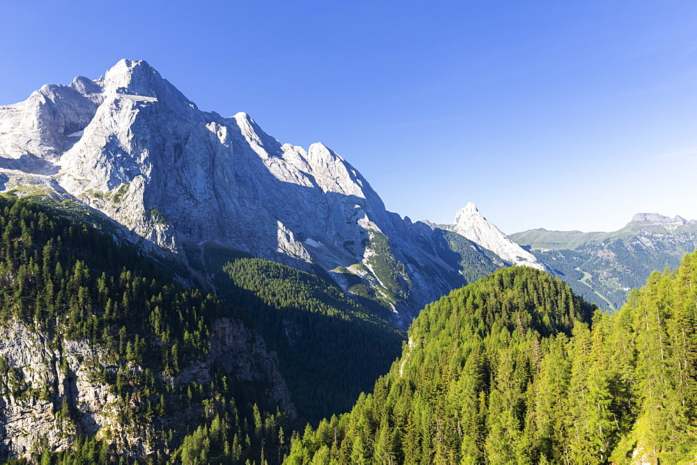 Gran Vernel and Colac, Fassa Valley, Trentino, Dolomites, Italy, Europe