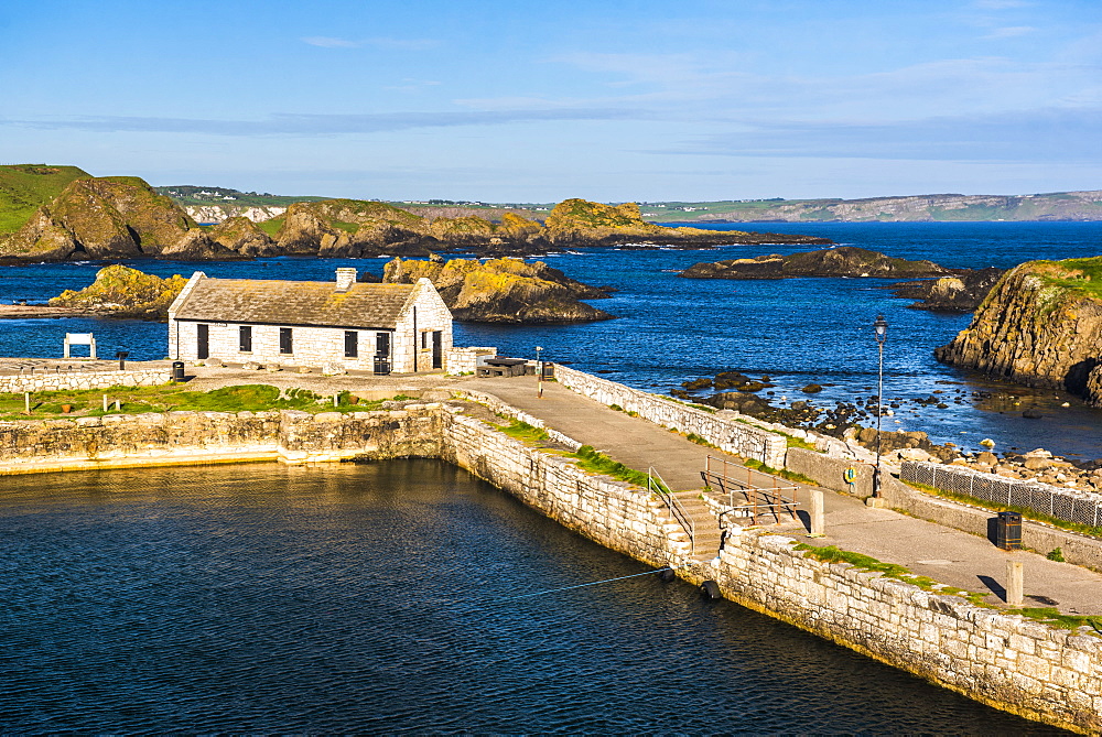 Ballintoy Harbour, Country Antrim, Ulster, Northern Ireland, United Kingdom, Europe