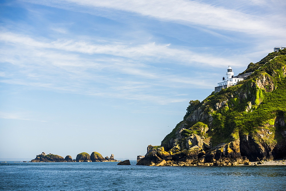 Lighthouse, Sark Island, Channel Islands, United Kingdom, Europe