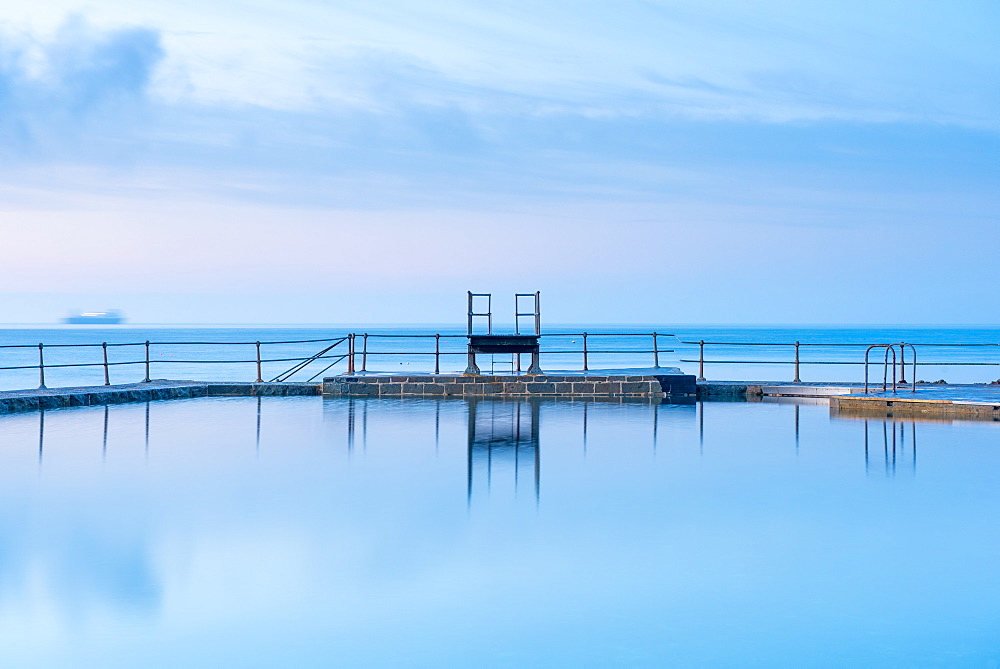 The Bathing Pools at La Vallette, St. Peters Port, Guernsey, Channel Islands, United Kingdom, Europe