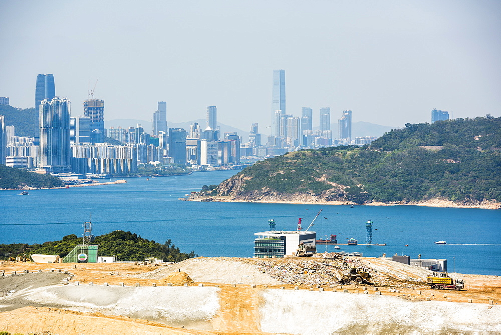 Landfill site, Kowloon, Hong Kong, China, Asia