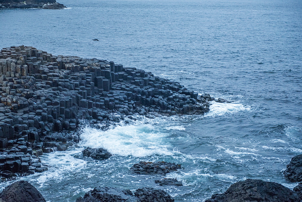 Basalt Columns at the Giant's Causeway, UNESCO World Heritage Site, County Antrim, Ulster, Northern Ireland, United Kingdom, Europe