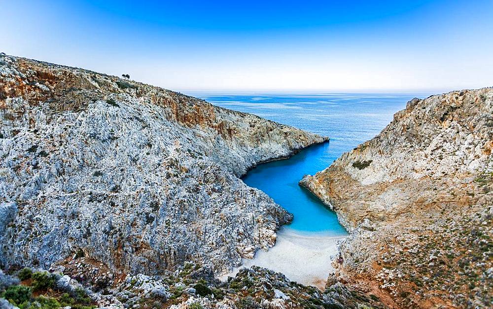 Seitan Limania Beach, Akrotiri, Crete, Greek Islands, Greece, Europe