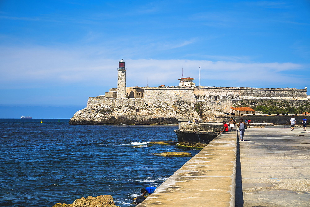 Castillo del Morro (Castillo de los Tres Reyes del Morro), La Habana (Havana), Cuba, West Indies, Caribbean, Central America