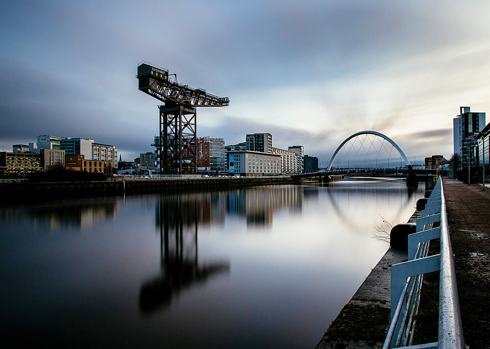 The Clyde Arc, River Clyde, Glasgow, Scotland, United Kingdom, Europe