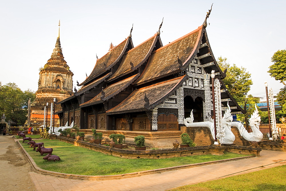 Temple Wat Lok Moli, Chiang Mai, Thailand, Southeast Asia, Asia