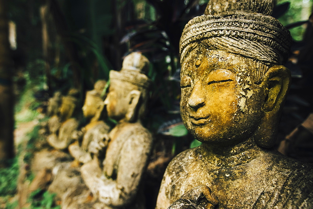 Statues at Wat Phalad Temple, Chiang Mai, Thailand, Southeast Asia, Asia