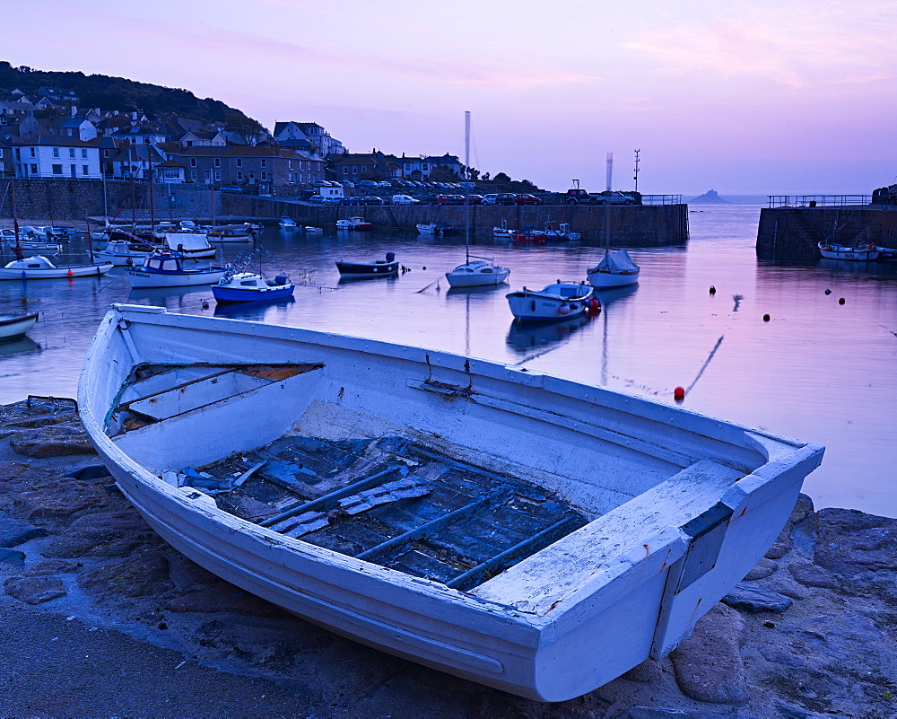 The picturesque fishing village of Mousehole, Cornwall, England, United Kingdom, Europe