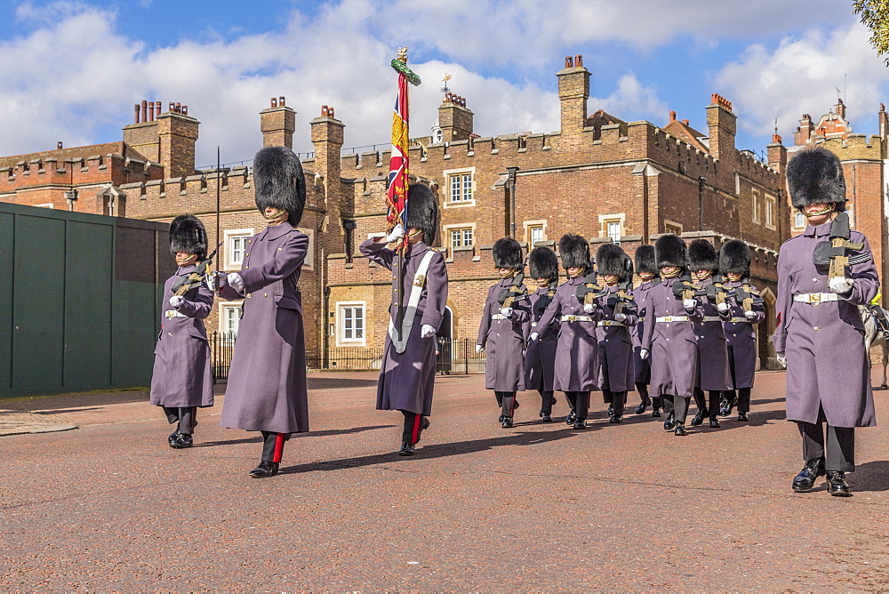 Changing the Guard, St. James Palace, London, England, United Kingdom , Europe