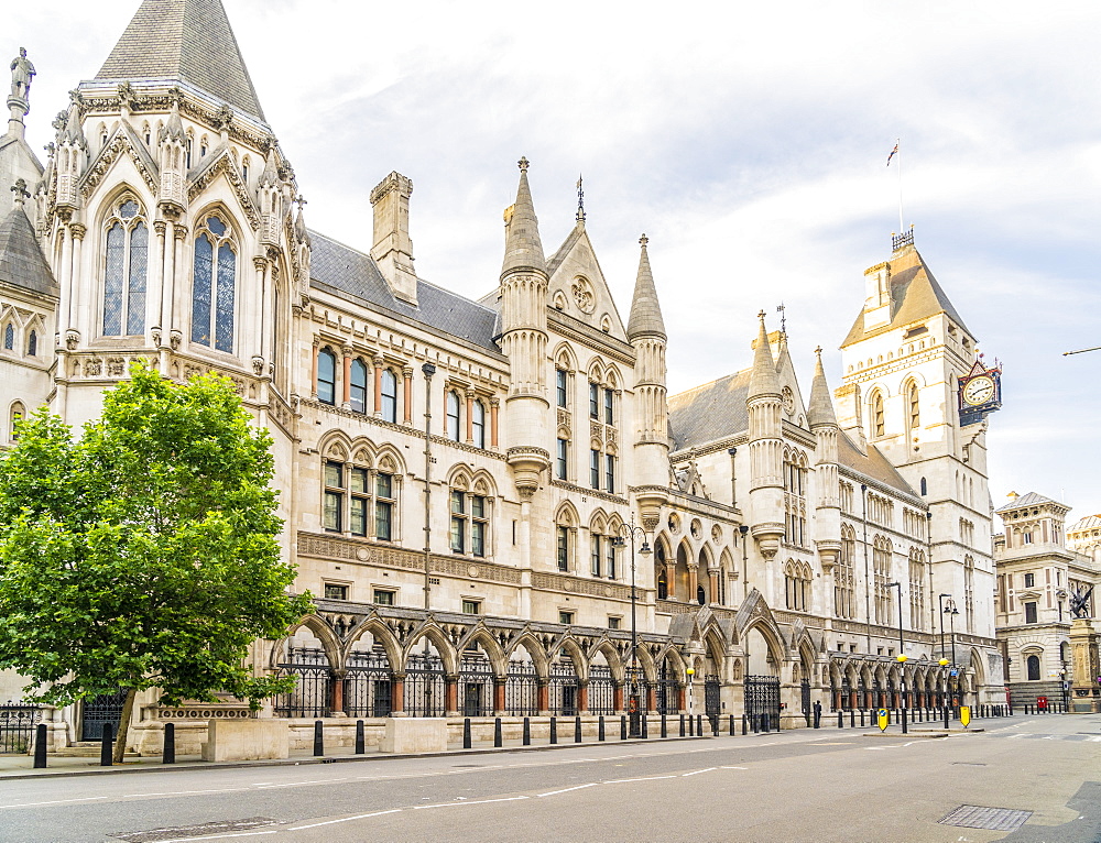 The Royal Courts of Justice in Holborn, London, England, United Kingdom, Europe