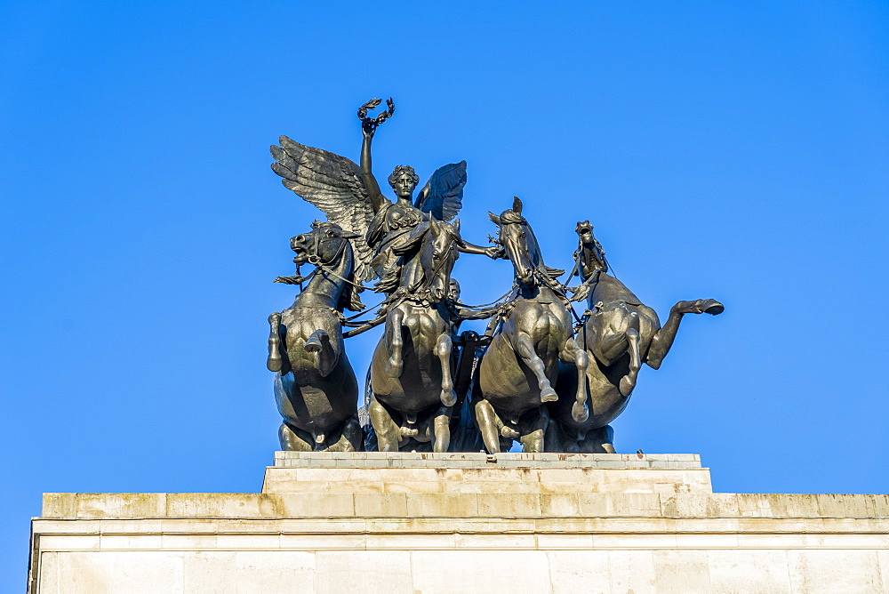 Wellington Arch at Hyde Park Corner, London, England, United Kingdom, Europe